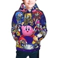 thumbnail image 2 of Youth Kirby Hoodies 3d Print Pullover Hooded Sweatshirt With Pocket For Boys Girls, 2 of 7