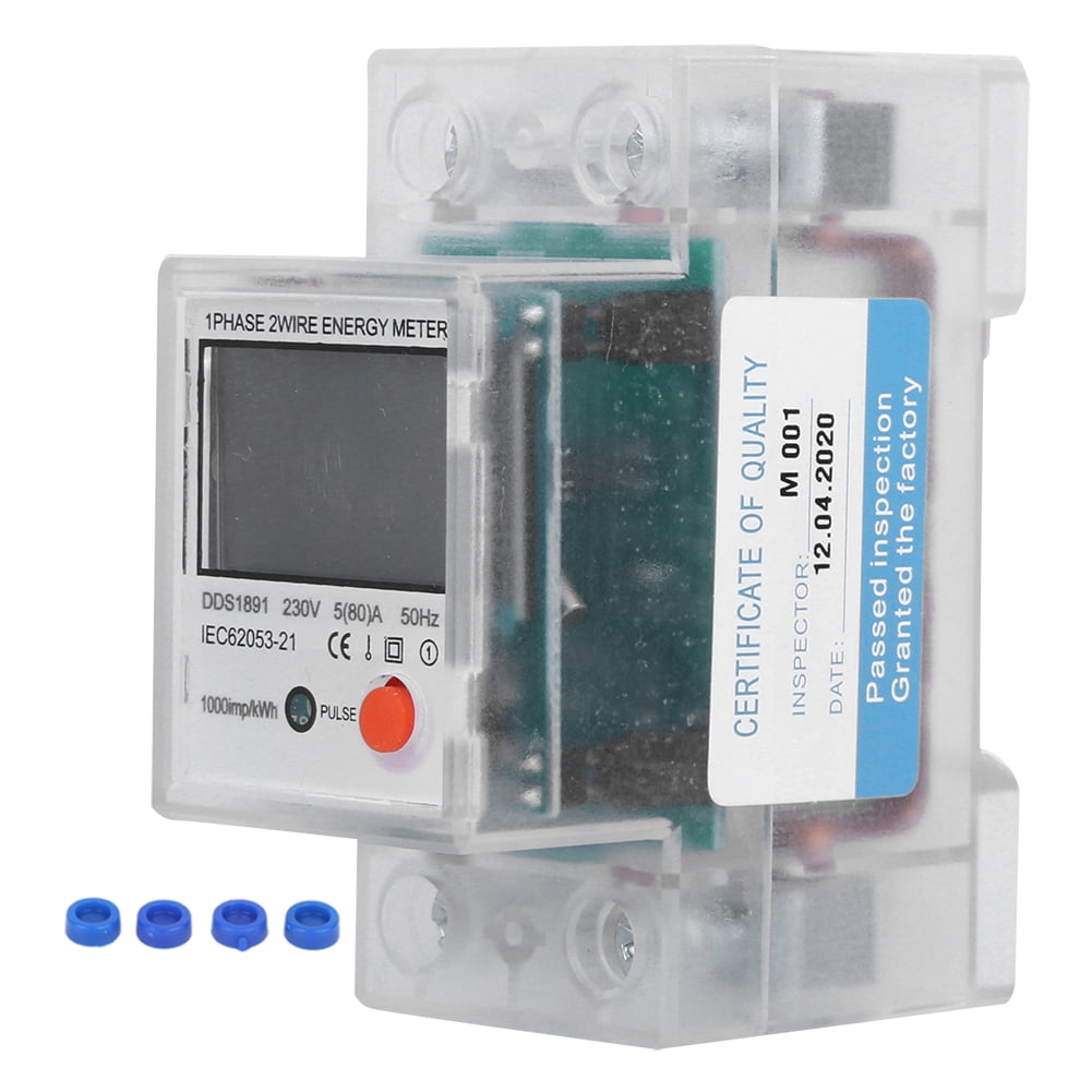 Easy Installation DINRail Electric Meter, Accurately Measure