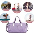 thumbnail image 1 of Oxford Fitness Bag Bolsas de gimnasio portátiles de gran capacidad para hombres y mujeres (púrpura) Ndcxsfigh Para Estrenar, 1 of 6