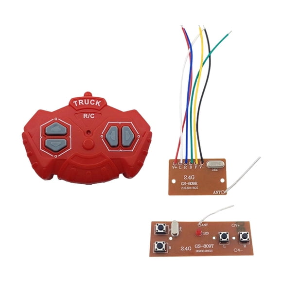 tamizeot Carte Réceptrice de Télécommande RC Avancée avec Émetteurs Haute Performance pour Amateurs 1x Module Récepteur Rouge 9.7x7.1cm