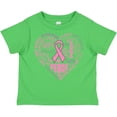 thumbnail image 3 of Inktastic Breast Cancer Awareness Heart Words Boys or Girls Toddler T-Shirt, 3 of 5