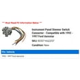 thumbnail image 2 of Instrument Panel Dimmer Switch Connector - Compatible with 1992 - 1997 Ford Aerostar 1993 1994 1995 1996, 2 of 2