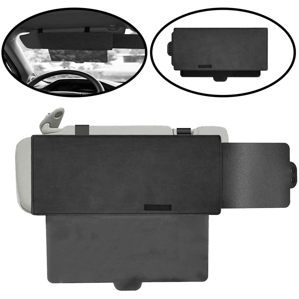 Lebogner Sun Visor Extender for Cars, SeeThrough Adjustable Visor