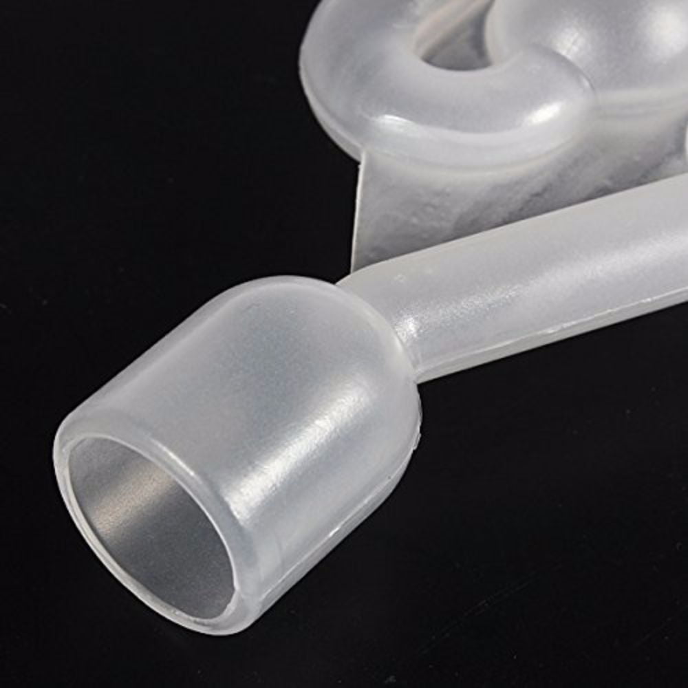 4 PCS PERA Double Bubble Airlock S-Shape Air Lock Grommet for Homebrew Beer Fermentation Wine Making 