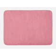 thumbnail image 1 of Eastern Bath Mat, Repetitive Traditional Simple Pattern with Quatrefoil Print, Plush Bathroom Decor Mat with Non Slip Backing, 29.5" X 17.5", Pastel Pink and White, by Ambesonne, 1 of 2