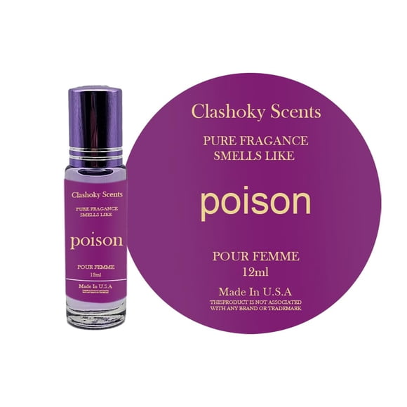 Aceite Perfumado Clashoky Poison Roll On 12 ml para Mujer