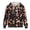 Black Dog Floral Print, variant on Paw Print Oversized Zip Up Hoodie for Women Long Sleeve Soft Casual Loose Fit Hooded Coat with Pockets Cozy Fall Outwear for Daily Wear, Hiking, XL