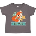 thumbnail image 3 of Inktastic Little Sister Woodland Fox Girls Girls Toddler T-Shirt, 3 of 5