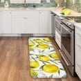 thumbnail image 2 of Lemon Kitchen mat Microfiber PVC Back Non-Slip Soft Area Rug for Kitchen 47.2 X 17.7 in, 2 of 5