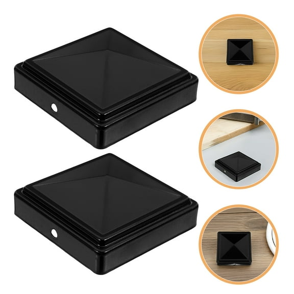 FOLOYORI Metal Posts Cap Protect Posts 6Pcs 2.1X2.1X0.9In