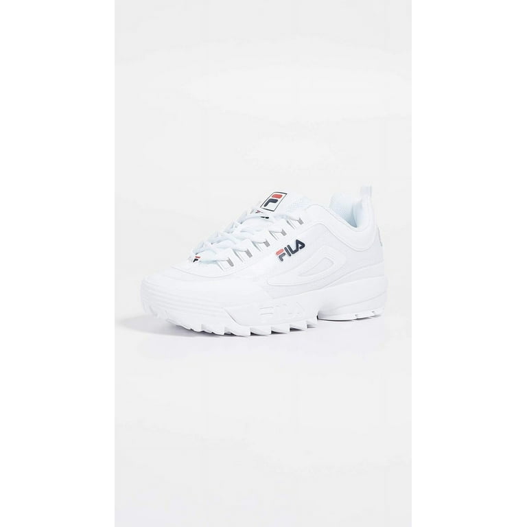 FILA Disruptor II Kid’s Premium Casual Shoes White Navy Red NEW