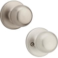 thumbnail image 3 of Fairfax Satin Nickel Front Door Knob with Deadbolt  Reversible Exterior/Interior Entry Door Knob with Key and Deadbolt Lock  Front Door Knobs with Lock/Front Door Lock  Traditional Home D, 3 of 9