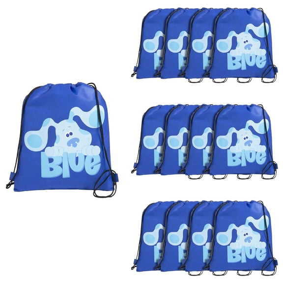 12" x 15" Medium Blue's Clues & You! Nonwoven Drawstring Bags – 12 Pc.