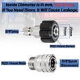 thumbnail image 3 of 10Pack Pressure Washer Quick Connect Fittings, M22-14mm Swivel to 3/8inch Quick Connect Kit, 3 of 6
