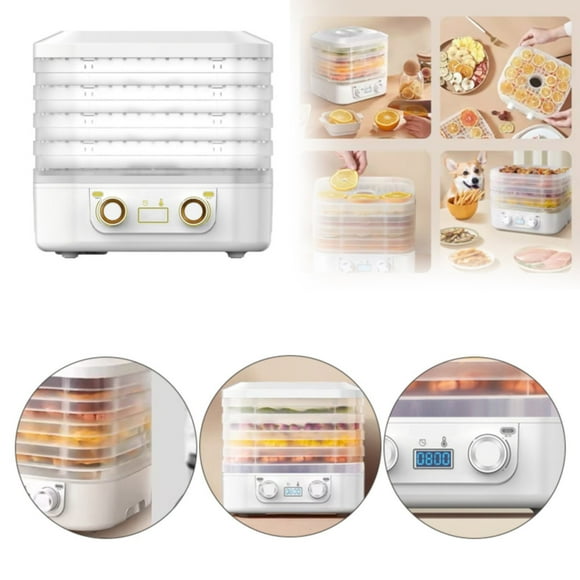 Clearance!npkgvia Food Dehydrator, 5 Easy to Clean Trays Adjustable Temperature Controls, Jerky, Herbs, Fruit, Veggies, Dried Snacks