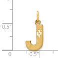 thumbnail image 2 of Initiale en Or Jaune 14K Charme en J, 2 of 2