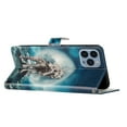 thumbnail image 5 of Wallet Case for iPhone 14 Pro Max with Colorful Painting Pattern Luxury PU Leather Magnetic Flip Folio Cover, Soft Silicone Shockproof Card Slots Holder Kickstand Protective Case,Wolf, 5 of 8