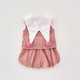 thumbnail image 5 of Conjunto de ropa de verano 2025 para niñas de 0 a 4 años, Top y pantalones cortos a rayas sin mangas con solapa, traje para niños de estilo coreano, trajes para bebés y niños, 5 of 6