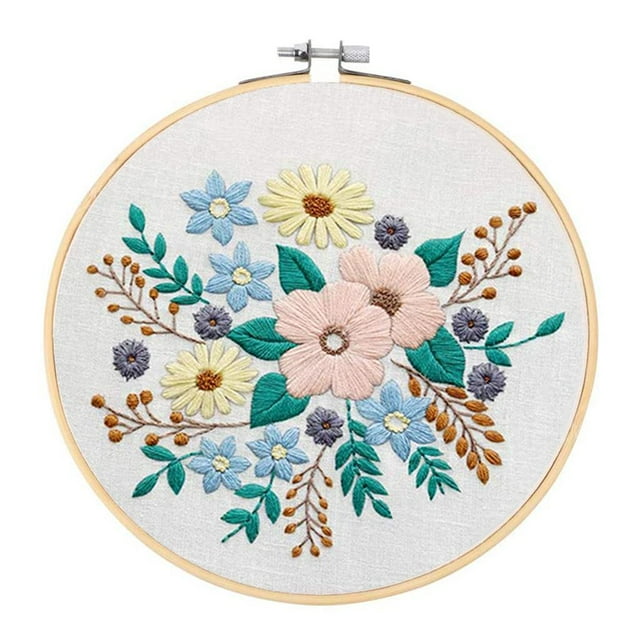 de estampado de con de flores para principiantes, principiantes, manualidades de estampado, manualidades de c perfecl Kits de punto de cruz estampado