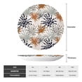 thumbnail image 2 of Daiia Tropical Leaves Printed Pattern Ceramic Plate Dinner Plates Bone China Decorative Plates with Display Stand Art Ceramic Ornaments for Wall Hanging Decoration-6in, 2 of 6