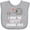 AC-Heather Grey, variant on Inktastic Best Granna Ever Grandchild Boys or Girls Baby Bib