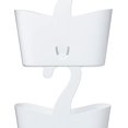 thumbnail image 2 of Gray Shower basket with hook Dimensions: 25 x 9 x 28 cm suspension, Polypropylene, Multifunctional basket, 2 of 4