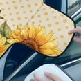 thumbnail image 4 of FORUDESIGNS Rooster Chicken Sunflower Pattern Car Windshield Snow Ice Cover Windshield Snow Ice Cover Used for Snow Protection, Rain and Sun, Winter Car Accessories Fits for Most Vehicler SUV Van, 4 of 6