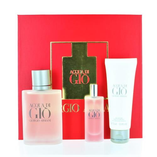 Lijken brandwonden grote Oceaan ACQUA DI GIO MEN 3 PIECE GIFT SET - 3.4 OZ EAU DE TOILETTE POUR HOME SPRAY  by GIORGIO ARMANI - Walmart.com