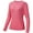 Pink, variant on BASSDASH Women’s UPF 50 UV Sun Protection T-Shirt Long Sleeve Fishing Hiking Performance Shirts