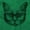 Irish Green, variant on Cat with Glasses Cute Hipster Kitty Men's Graphic T Shirt Tees Brisco Brands S