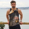 thumbnail image 6 of KLL Graffiti Cool Duck Print Men's Muscle Gym Workout Stringer Tank Tops Bodybuilding Fitness T-Shirts Tank Tops Men-4X-Large, 6 of 7
