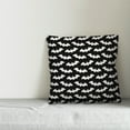 thumbnail image 2 of Creative Products Bat Pattern Black 16x16 Spun Poly Pillow, 2 of 2