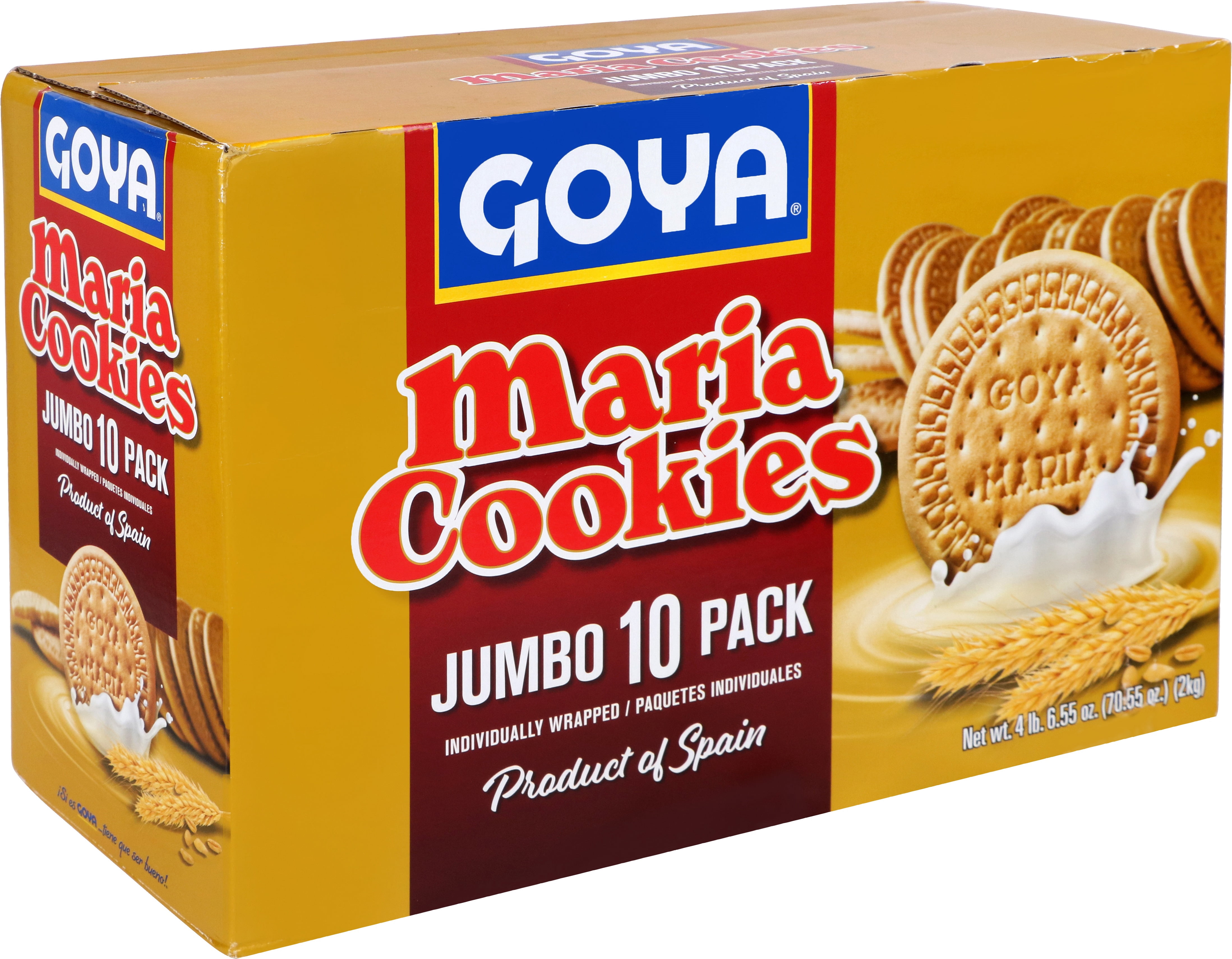 Goya Maria Flavored Cookies Jumbo, 10 Pack, 70.55 oz
