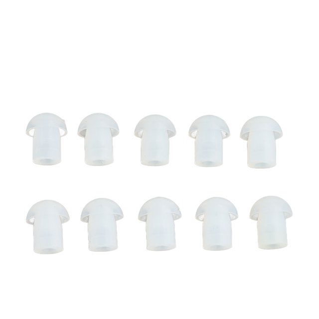 10 Uds. Amplificador auditivo Domo profesional de silicona suave punta de oído accesorios de repuesto para ancianos