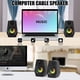 thumbnail image 3 of Altavoz envolvente con sonido estéreo X2 con luz RGB para escritorio portátil PC Subwoofer USB Levamdar, 3 of 6