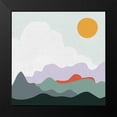 thumbnail image 2 of Miller, Sara Zieve 15x15 Black Modern Framed Museum Art Print Titled - Mountainous I, 2 of 5