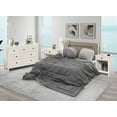 thumbnail image 2 of YIGOBUY  Dresser and Nightstand Set - 3 Pieces Bedroom Set with 7 Drawer Dresser and 1 Drawer Nightstands, Wood Double Dresser, White Wood Grain, 2 of 8