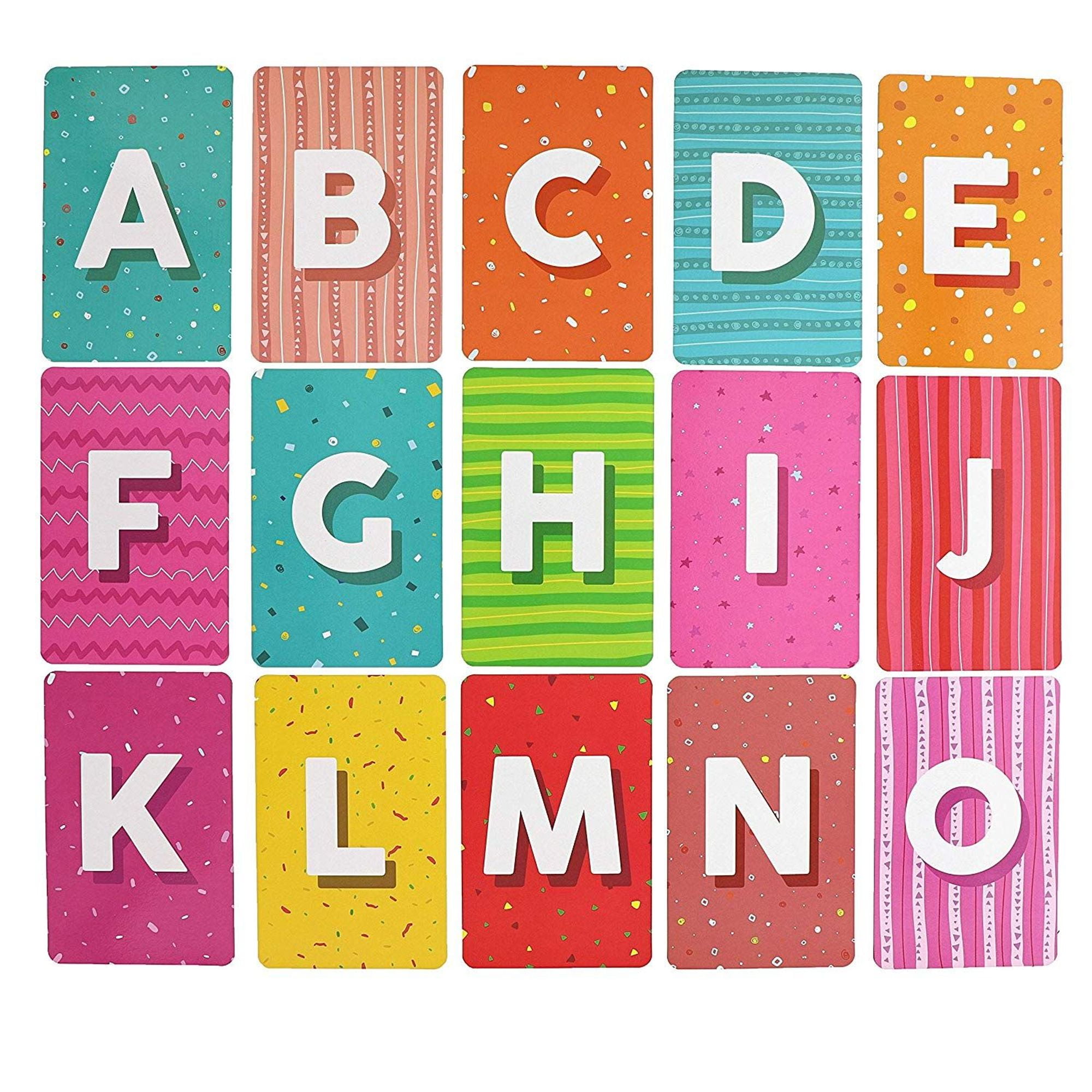 26 Count Alphabet Letters Flash Cards, Large
