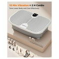 thumbnail image 2 of Vibration Plate Exercise Machine, 400 LBS Capacity Vibration Plate for Lymphatic Drainage, Max Space for Whole-Body Workout & Relaxation at Home, 2 of 2
