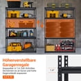thumbnail image 4 of EDTara Adjustable Metal Garage Shelving Unit, 5-Tier Heavy Duty Storage Rack With 2500 Lbs Capacity, Perfect Industrial Utility Shelf for Garage Organization and Storage Needs, 4 of 8