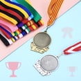 thumbnail image 4 of Uxcell Award Neck Ribbons with Snap Clips, Polyester Medal Lanyards for Competitions Achievement Blue, 4 of 7