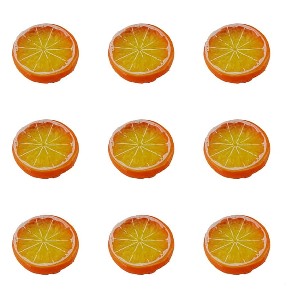 Lifelike Lemon Slices Artificial Fruit Decor Realistic Lemon Wedges Fruit Basket Filler for Table Centerpiece Home Kitchen Display Cabinet Photography Prop Decorative Accents