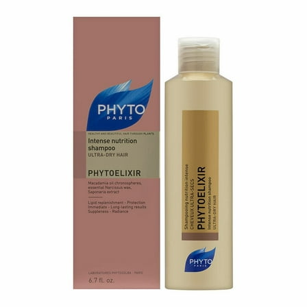 Phyto  Phytoelixir Intense Nutrition Shampoo  6.7 oz, 200 ml  Ultra-Dry Hair