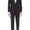 Black - Notch Lapel, variant on Giorgio Fiorelli Men’s G47815/18 One Button Modern Fit Two-Piece Peak Lapel Tuxedo Suit Set - Navy - 46R