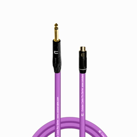 Coluber Cable Right Angle XLR Female to RCA Female Pro Microphone Connector