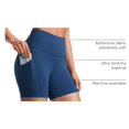 thumbnail image 4 of Shorts CRZ YOGA Butterluxe tiro alto 5" con bolsillos azul marino XS, 4 of 5