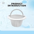 thumbnail image 4 of Swimming Pool Skimmer Replacement Basket with Handle, 3Pack - Above Ground Pool Thru-Wall Skimmer Baskets, 4 of 6