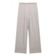 thumbnail image 5 of HH TRAF 2024 Pantalones holgados informales con cintura elástica para mujer, pantalones de pierna ancha y cintura alta con bolsillos laterales sólidos a la moda para mujer, ropa de calle, 5 of 5