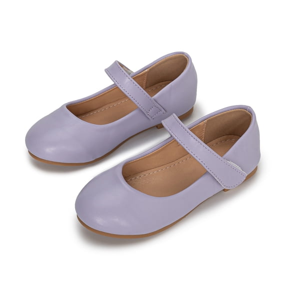 Gyujnb Girls Dress Shoes Mary Jane Low Shoes Ballerinas Princess Shoes Wedding Shoes Flat Baby Evening Shoes Party School Shoes Suitable for Weddings Birthday Parties,4-5Years