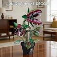 thumbnail image 5 of Carnivorous Monster Plant Building Set Venus Flytrap Model Kit for Adults & Teens Articulated Cannibal Flower with Do Not Touch Pot Creative Botanical Decor & Gamer Room Display, 5 of 7